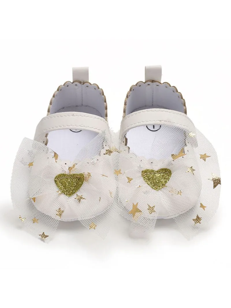 T-bar Bow Accessories Princess Crib Shoes