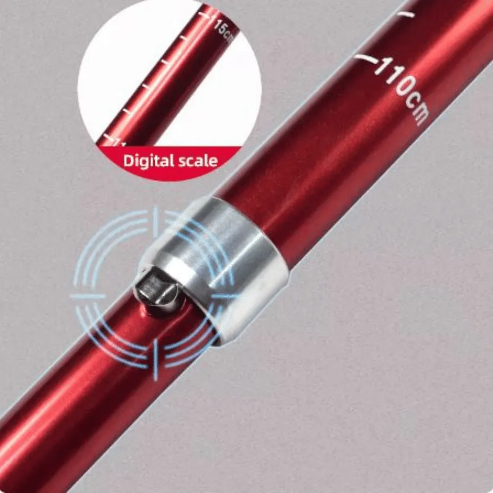 Telescopic Trekking Pole red