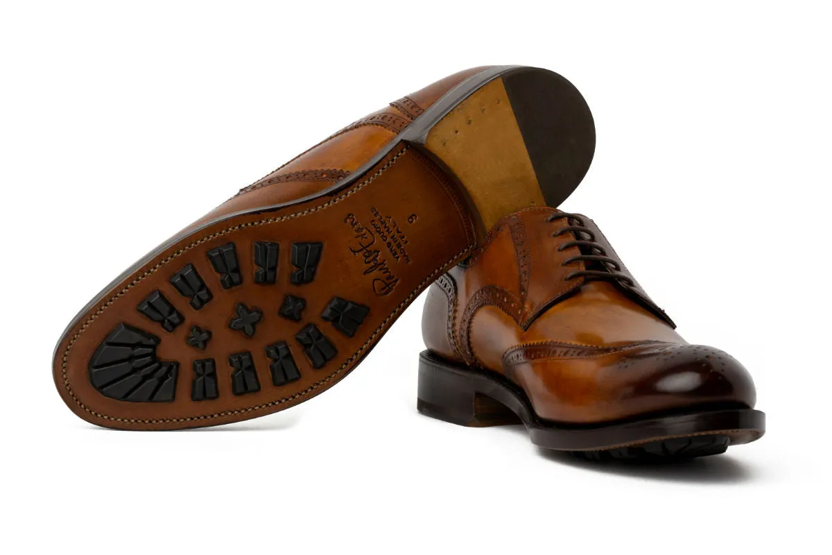 The Churchill Wingtip Derby - Tobacco