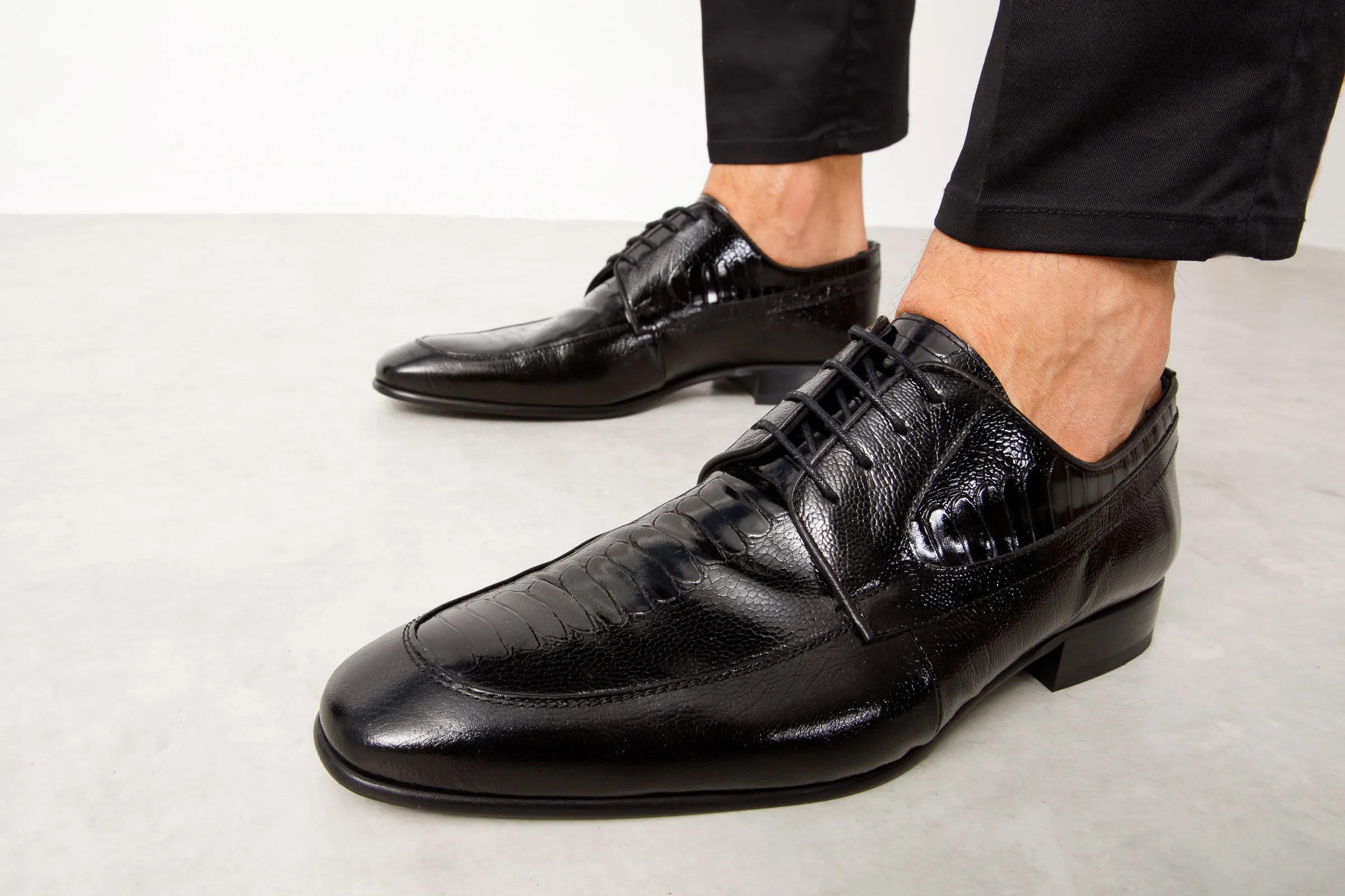 The Martin Black Leather Derby Men Shoe Final Sale!