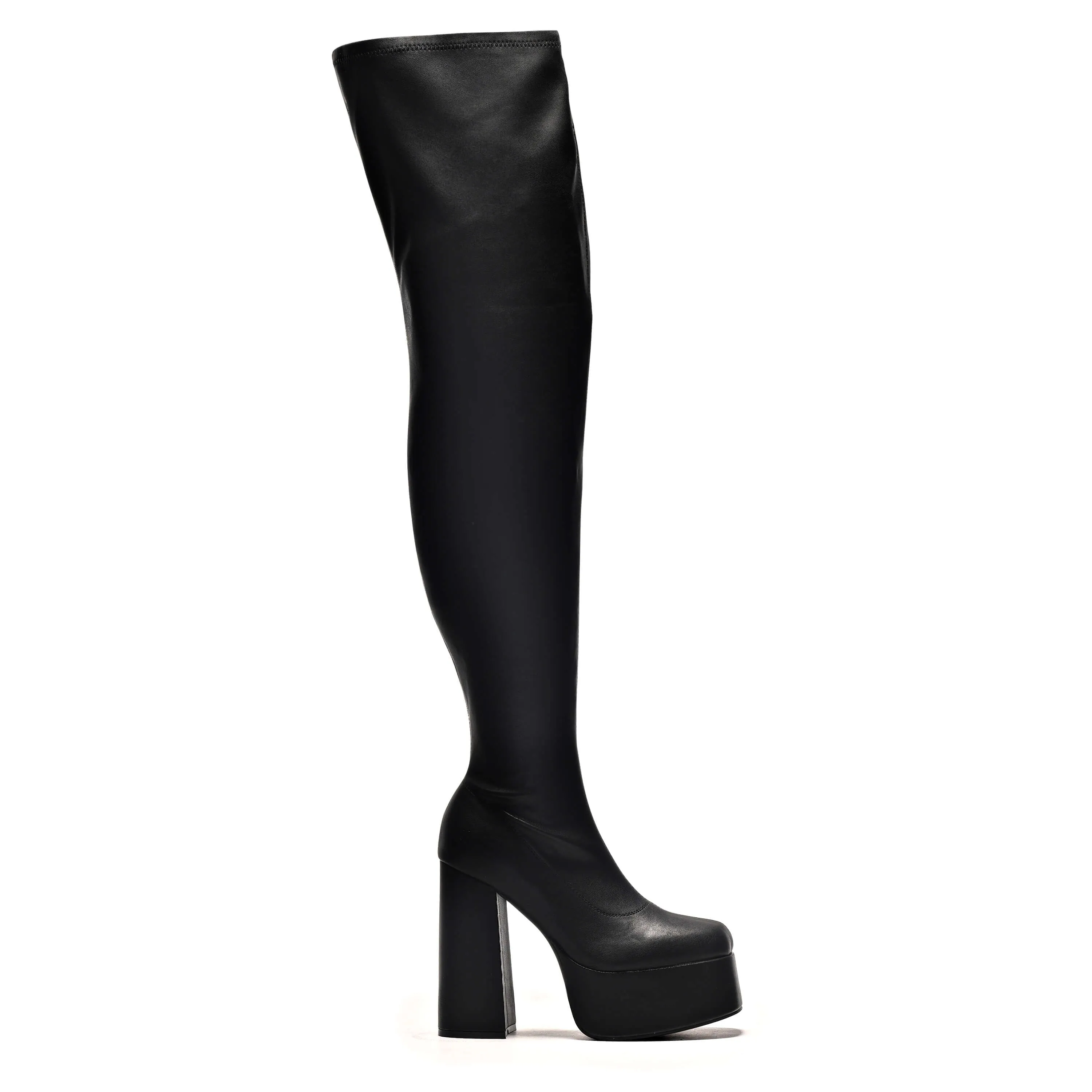 The Redemption Plus Size Thigh High Boots