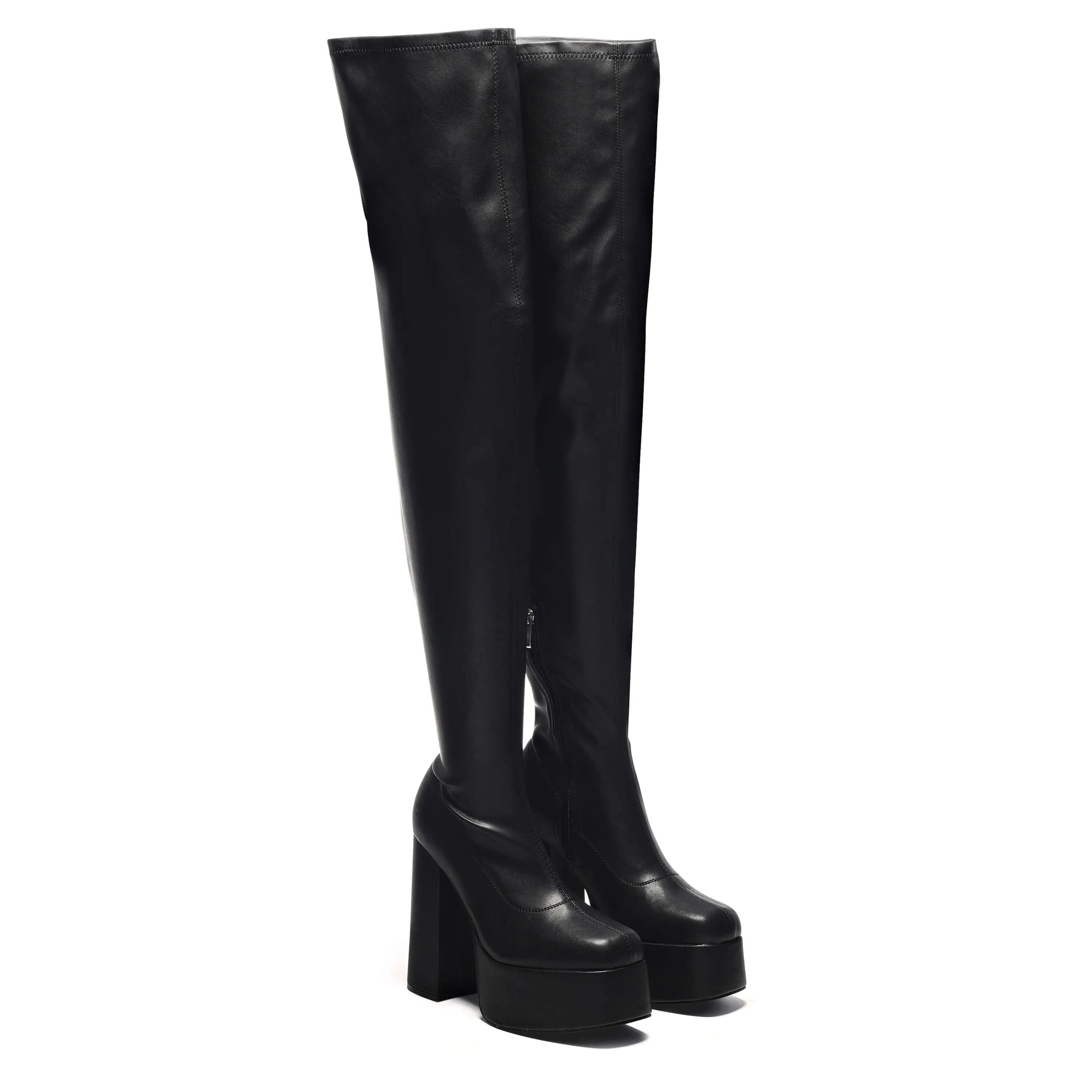 The Redemption Plus Size Thigh High Boots