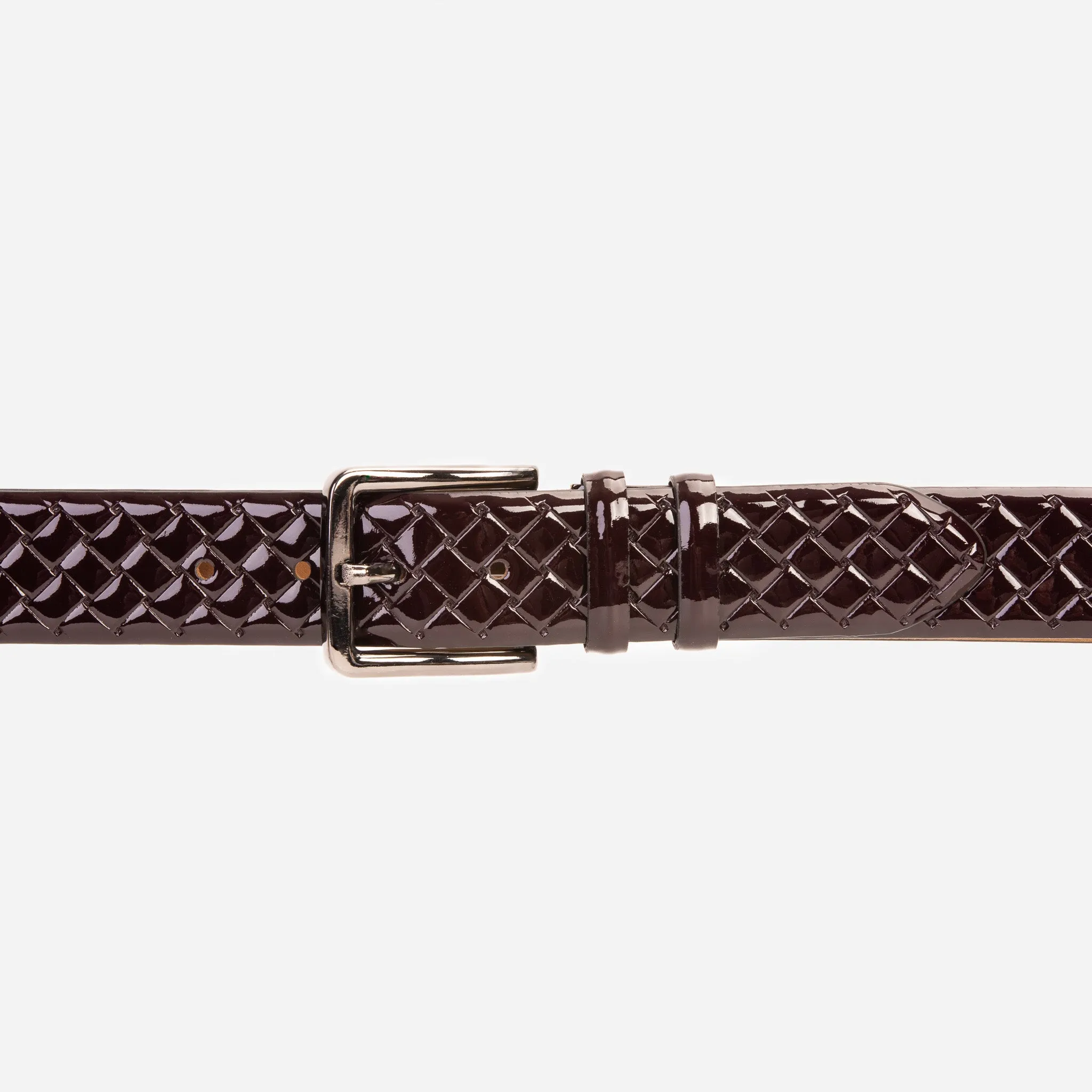 The Rico Burgundy Color Calfskin Belt