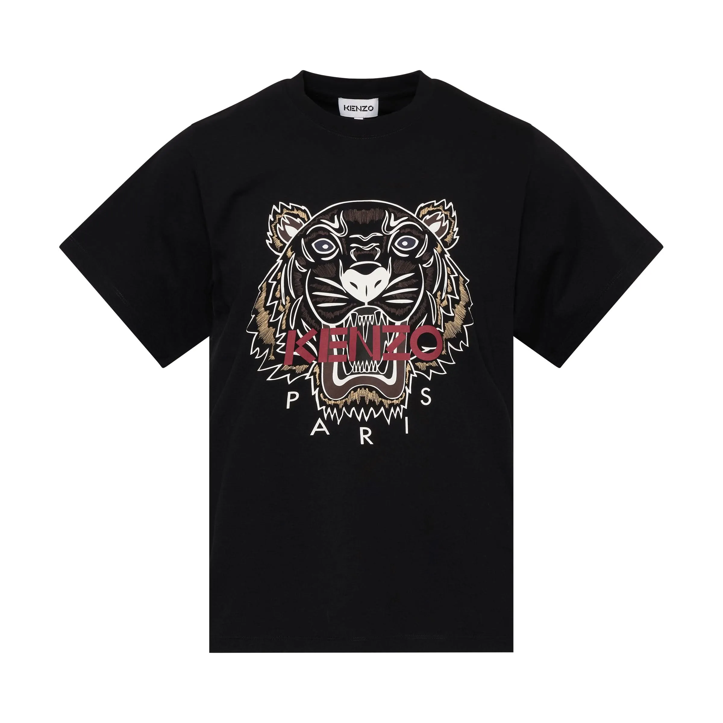 Tiger Print T-Shirt in Black