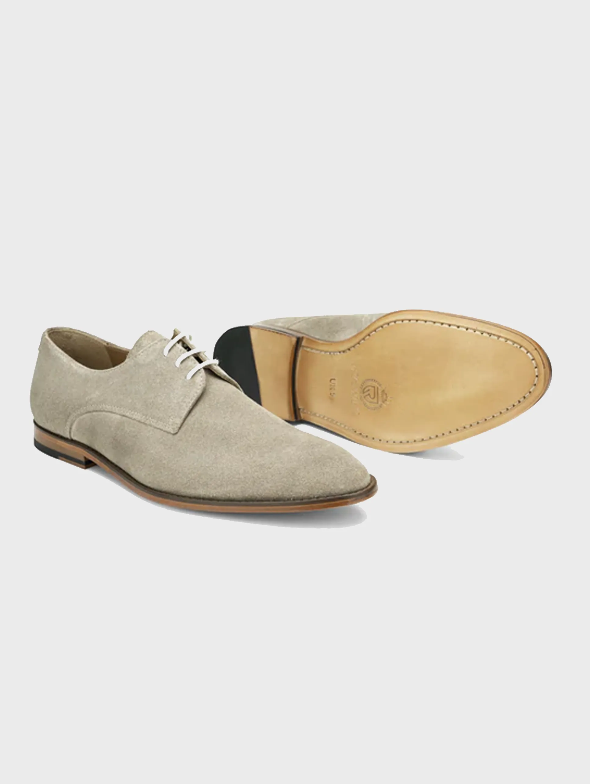 Tobias Derby -Beige Suede