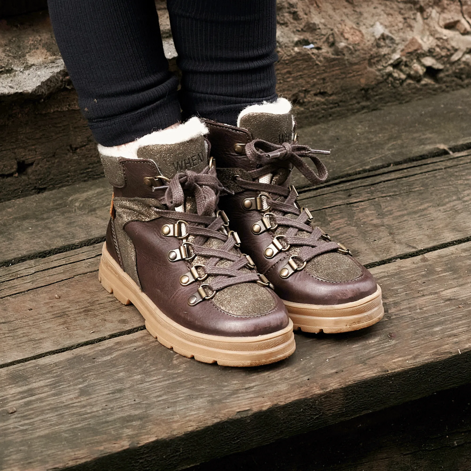 Toni Tex Hiker Glitter - brown