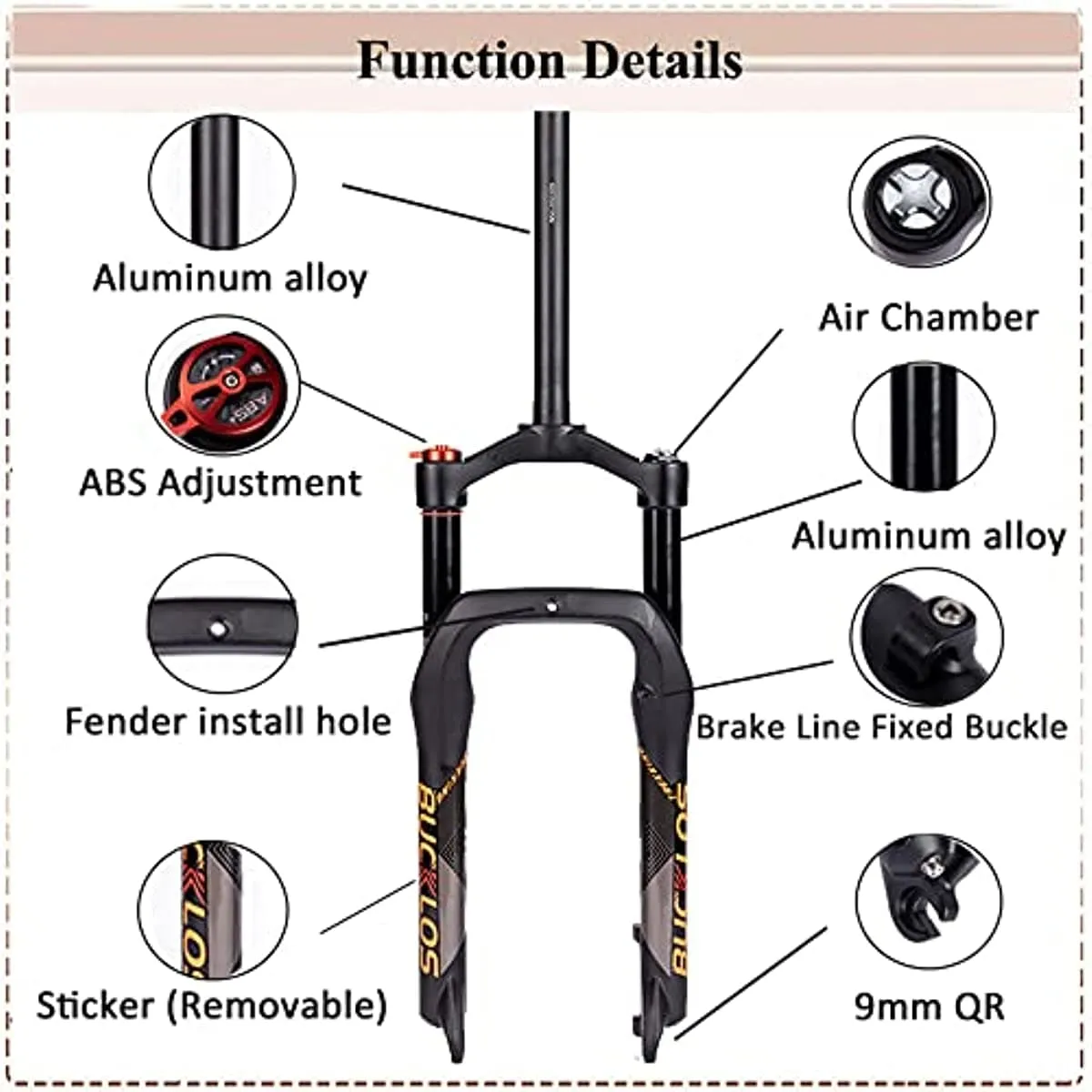 TREKKING 20 x 4.0 Air Fork