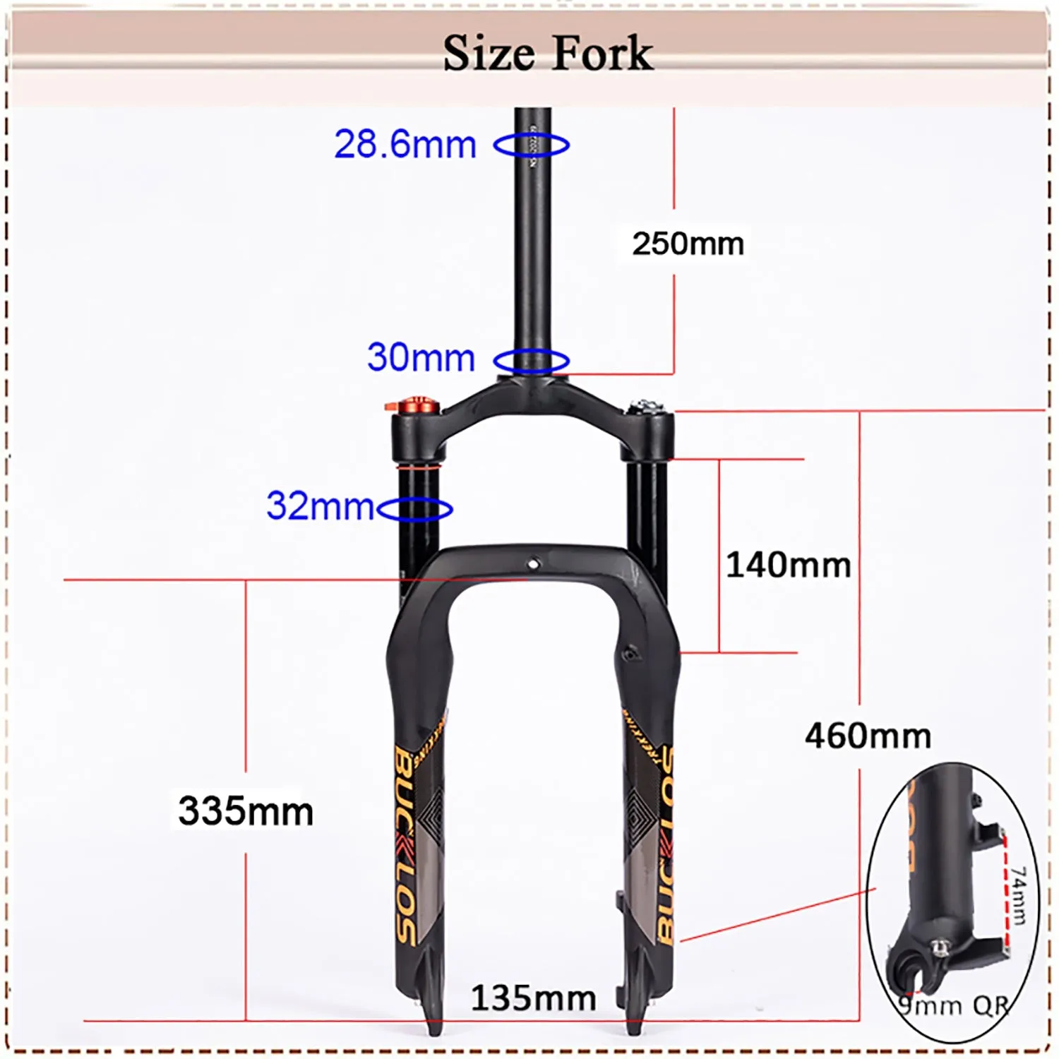 TREKKING 20 x 4.0 Air Fork