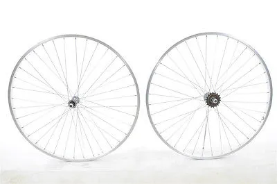 TREKKING 700C (622X19) PAIR SPECIAL BUILD SINGLE SPEED CONVERSION ALLOY WHEELS