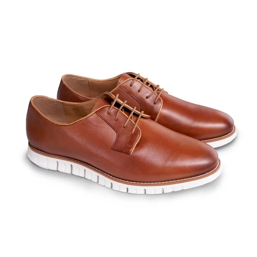 Urban Luxe Derby - Zero Leather Lace Up Tan