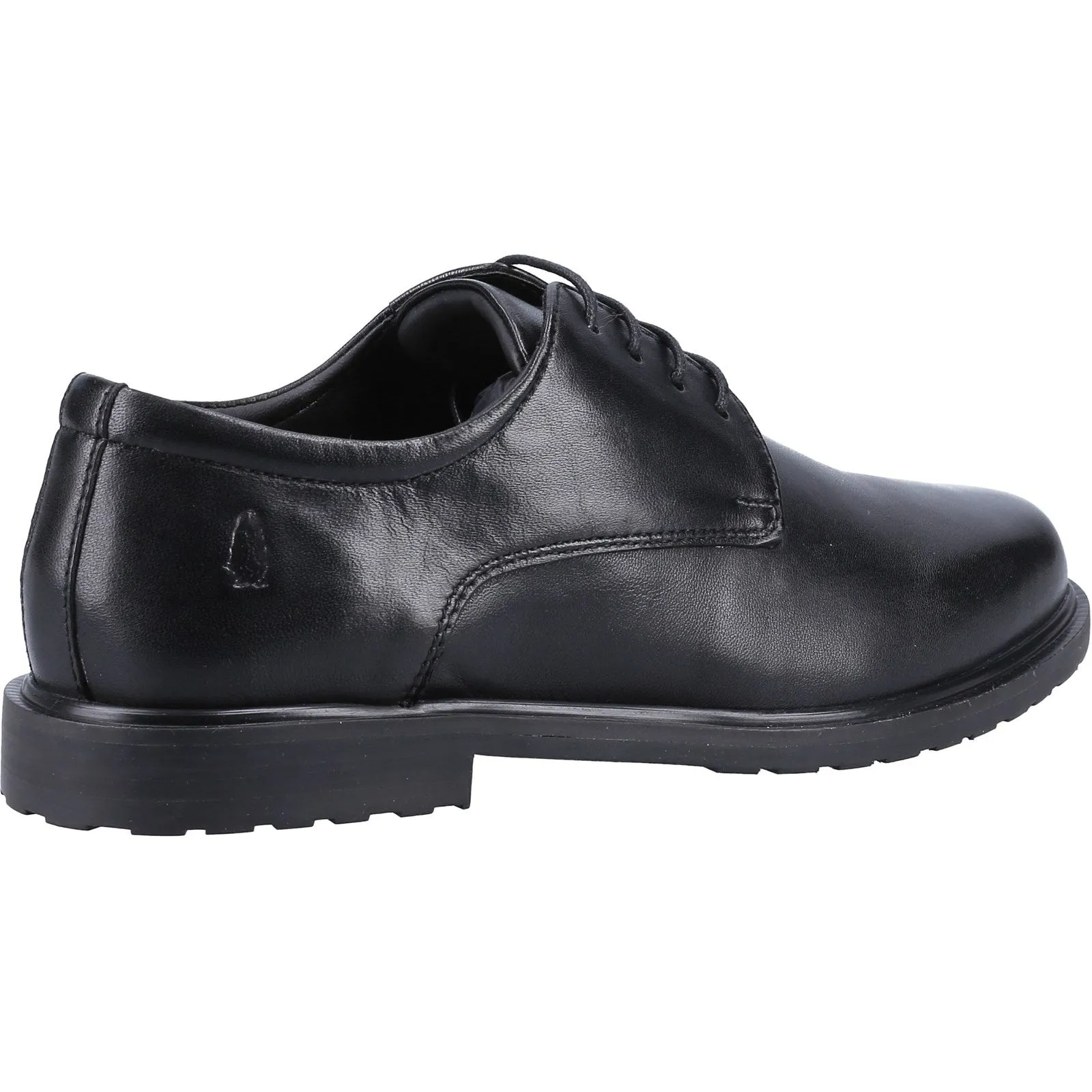 VERITY Girls Leather Derby Lace-Up Shoes Black