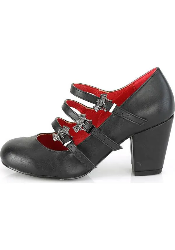 VIVIKA-38 [Black] | HEELS [IN STOCK]**