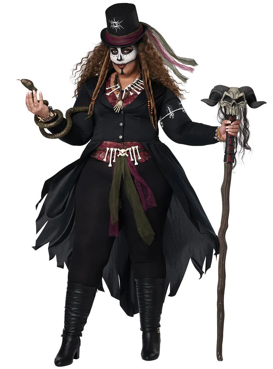 Voodoo Magic Womens Plus Size Halloween Costume