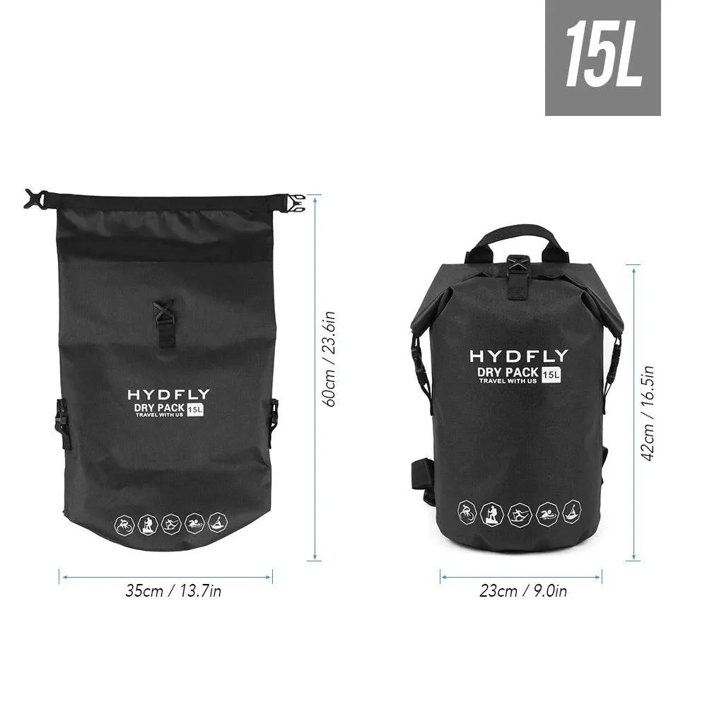 Waterproof Dry Bag Pack Sack 10L/20L Swimming Bag Rafting Kayaking River Trekking Bag Floating Sailing Trekking Backpack