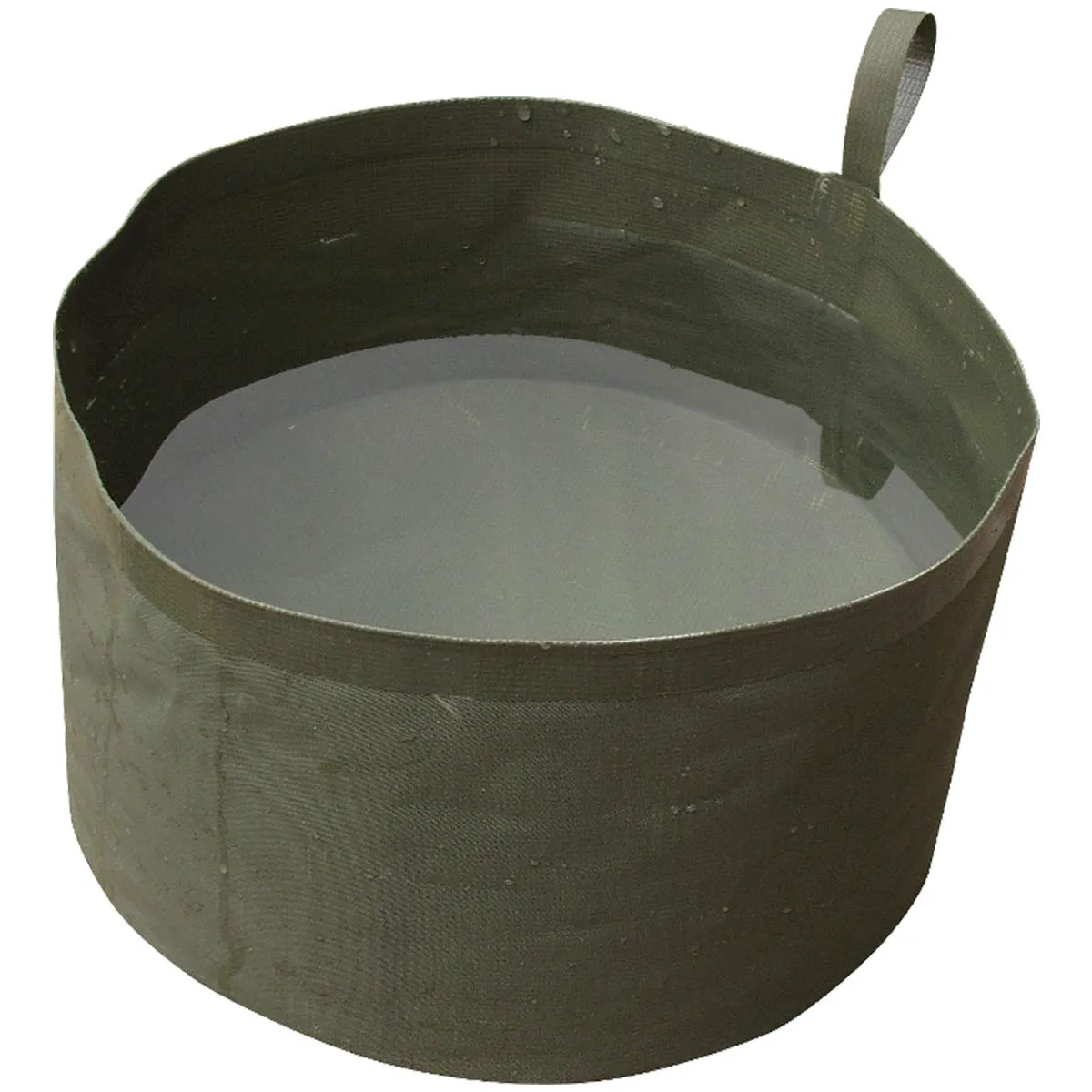 Web-tex Collapsible Water Bowl Olive Green 4 Litres