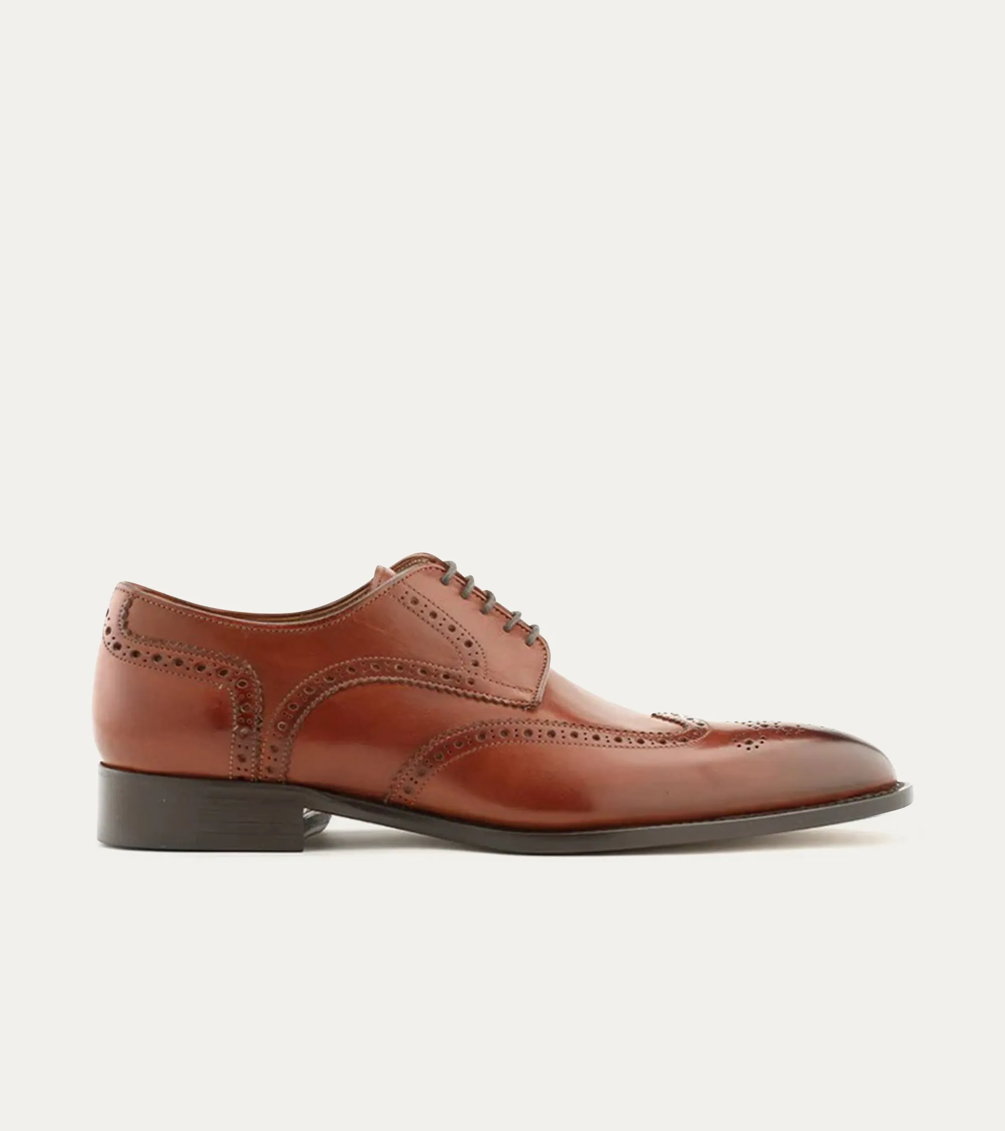 Wingtip Cognac Antique