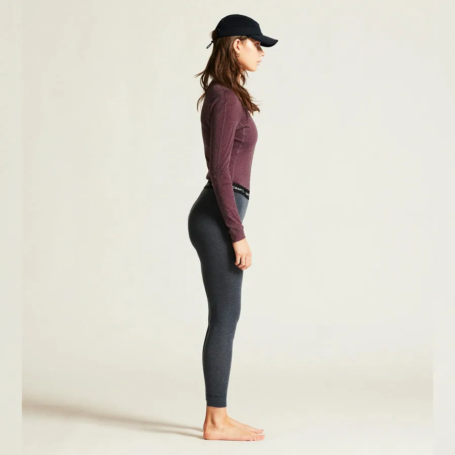 Women's Core Wool Merino Set (Rouge Melange)