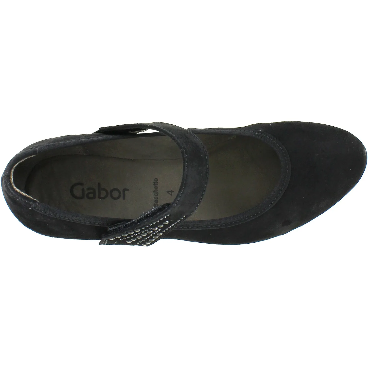 Women's Gabor 95.361.17 Black Suede